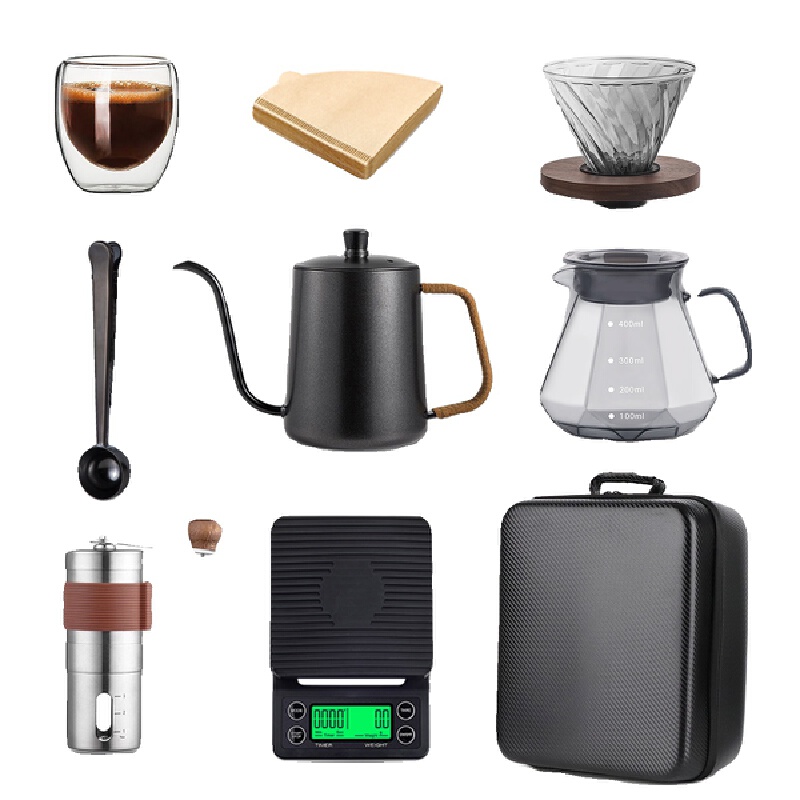 Coffee Equipment Pour Over - Accesorios para café: kit portátil para