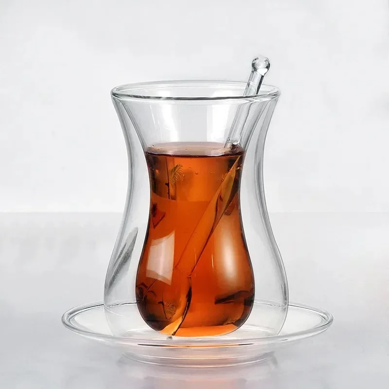 Espresso Shot Glass - Juego de Taza, Platillo y Cuchara